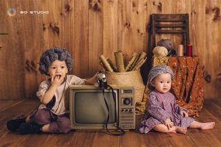 Mũ tóc giả ông bà già