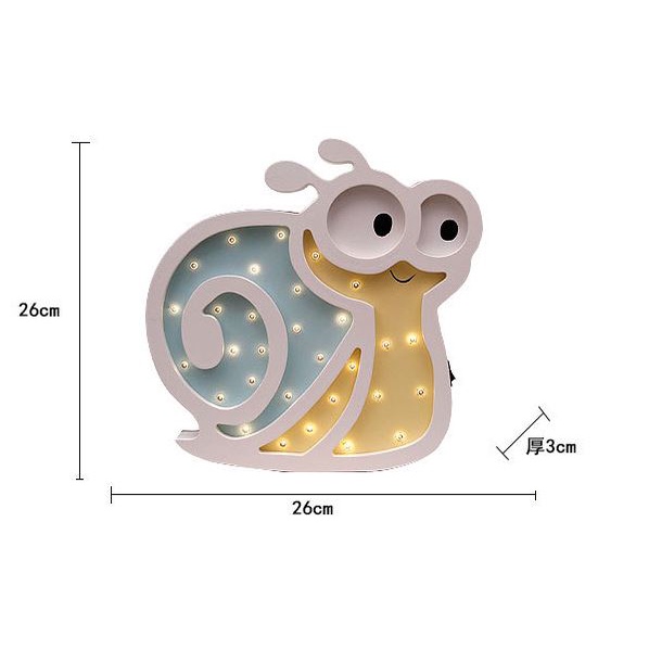 [PREMIUM] Đèn Ngủ Để Bàn, Đèn Ngủ Trang Trí Hình Ốc Sên, Ngựa