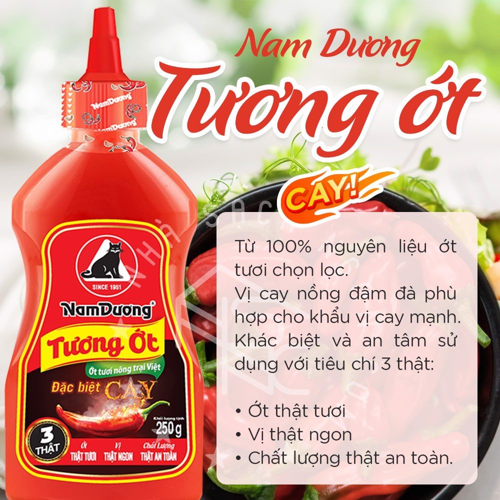 Tương Ớt Nam Dương Đặc Biệt Cay 250g