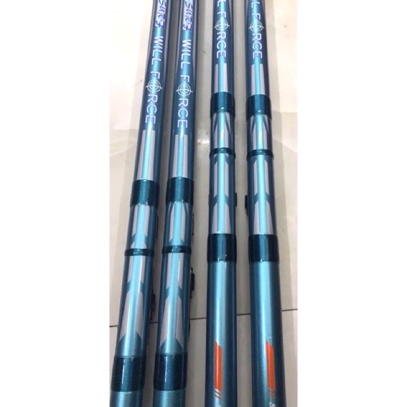 Cần câu lục dài 4m5 hàng loại 1 xa bờ GW ngọn xoắn khuyên định vị cần tải cá 20kg y hình hàng chính hãng