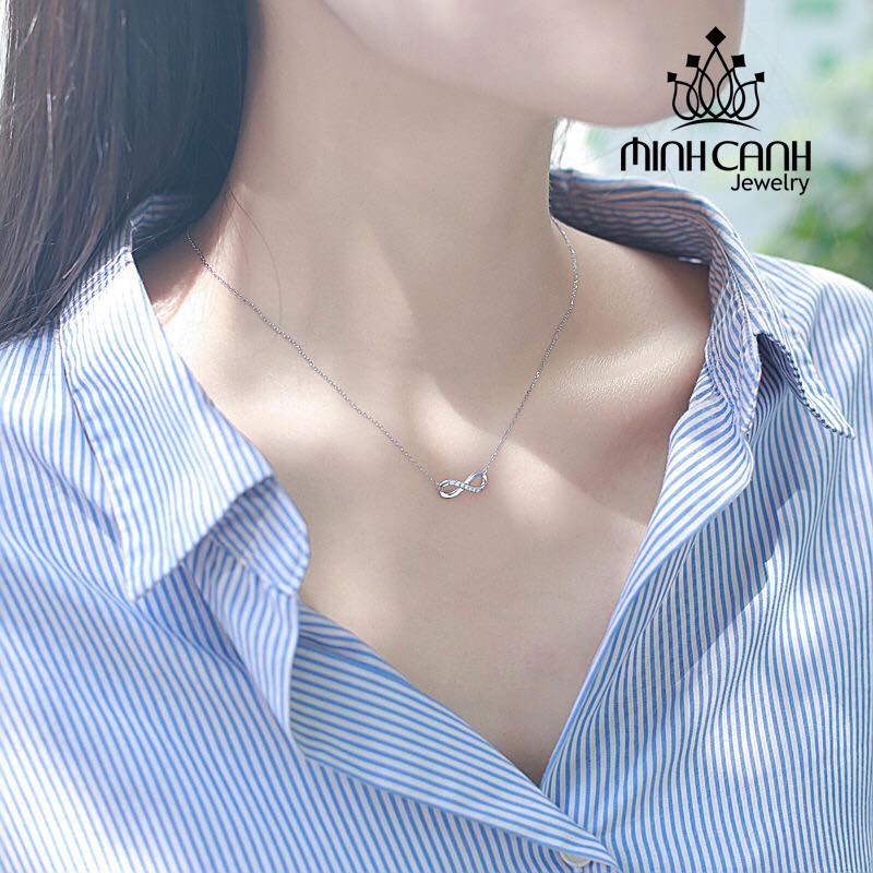 Dây Chuyền Bạc Mặt Hình Vô Cực - Minh Canh Jewelry