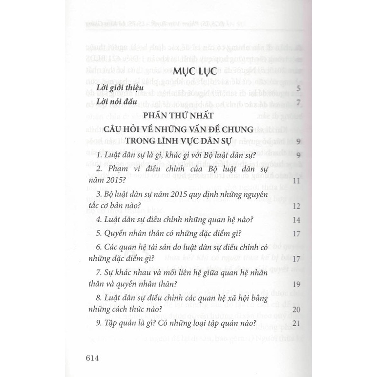 Sách - Câu Hỏi Thường Gặp Trong Lĩnh Vực Dân Sự