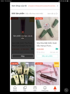 Kem mắt AHC Eye Cream For Face.