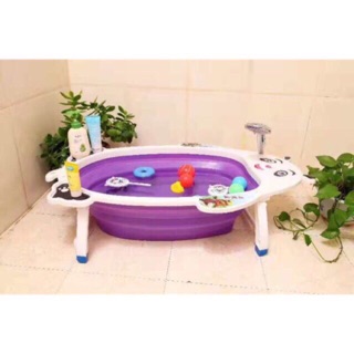 Chậu tắm trẻ sơ sinh gấp gọn