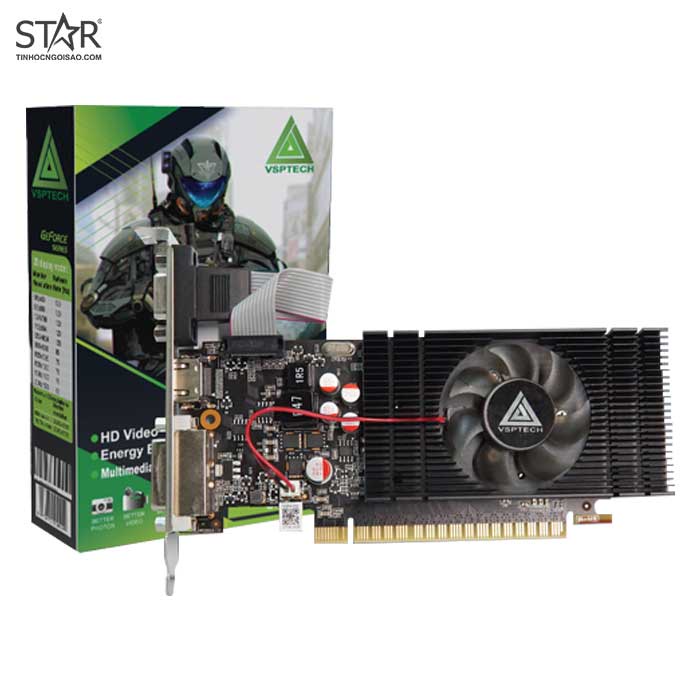 [Mã SKAMLTSM9 giảm 10% đơn 99K] VGA VSPTech GT 730 4G DDR3 Chính Hãng (VSP GT730-4GD3 LP) | BigBuy360 - bigbuy360.vn