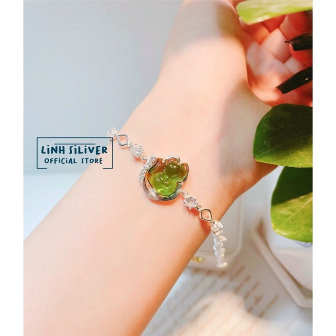 LẮC TAY HỒ LY CHO BẠN NỮ ĐỦ MÀU- LẮC TAY BẠC TA