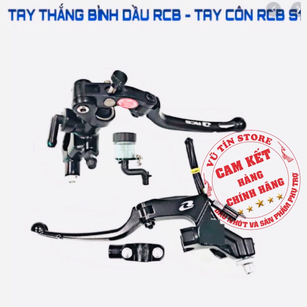 Cặp tay côn & tay thắng bình dầu rời Racing Boy