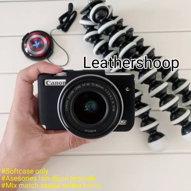 Mềm Ốp Lưng Silicon Cho Máy Ảnh Canon Eos M10 Eos M100 M200