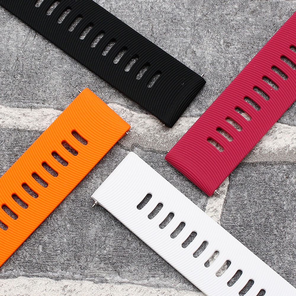 Dây Đeo Silicon 20Mm Thay Thế Cho Đồng Hồ Thông Minh Xiaomi Huami Amazfit Bip U pro GTS 3 Bip S Lite GTS 2 Mini GTR 42mm