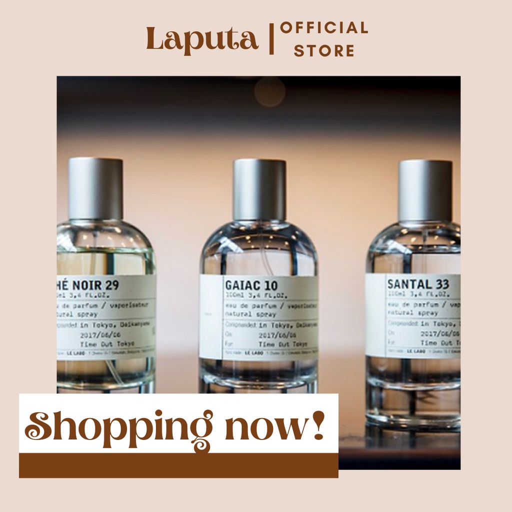 Nước Hoa Nam Nữ Unisex Le Labo Santal 33, Mẫu thử 2,5,10ml LAPUTA