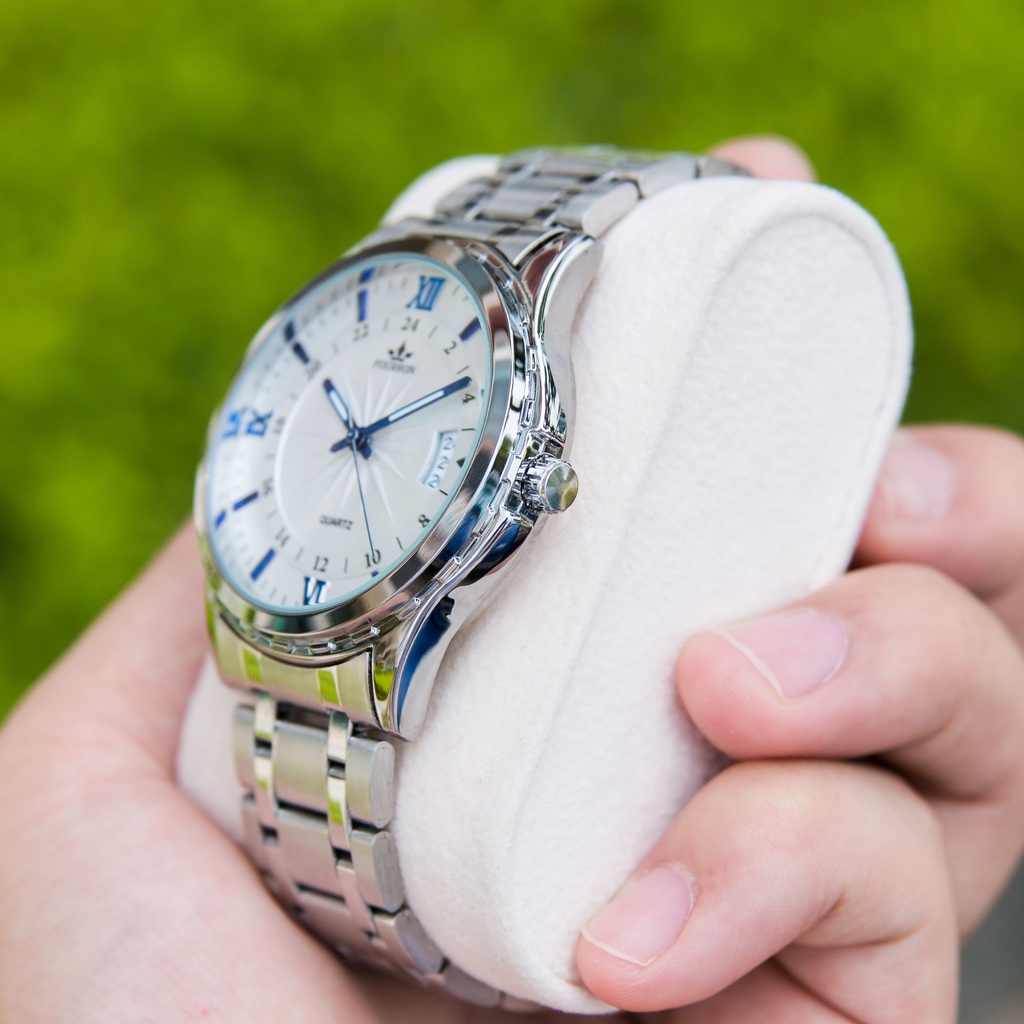 Đồng Hồ Nam Dây Kim Loại Cao Cấp Chống Nước 3ATM Có Lịch Ngày Bảo Hành 24 Tháng Thay Pin Trọn Đời- Mã FROU | BigBuy360 - bigbuy360.vn