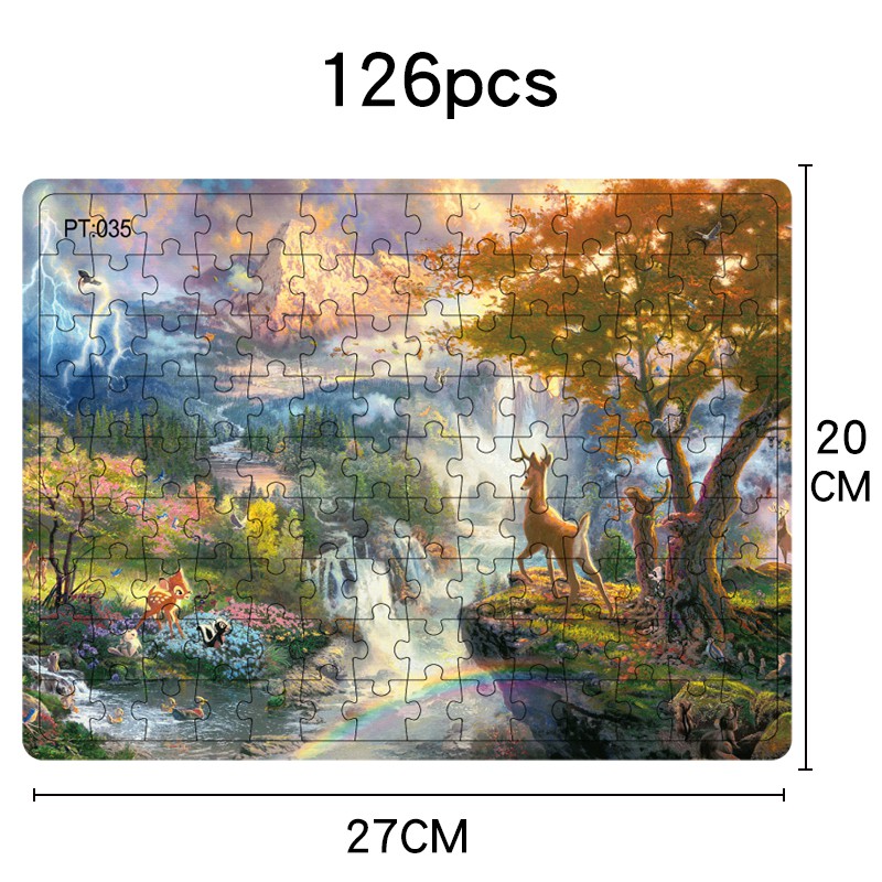 Bộ Đồ Chơi Xếp Hình 126 Mảnh Độc Đáo Thú Vị Cho Bé