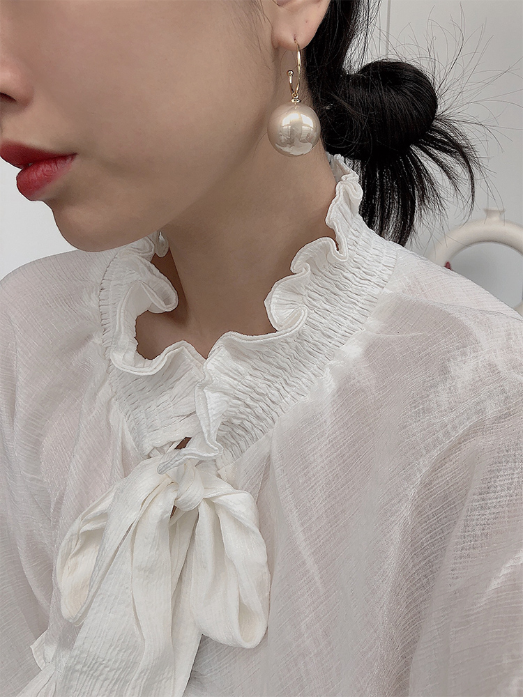 Bông Tai Đính Ngọc Trai Nhân Tạo Phong Cách Hàn Quốc