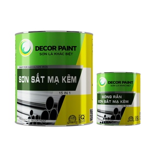 Sơn sắt mạ kẽm màu vàng chanh Decor Paint