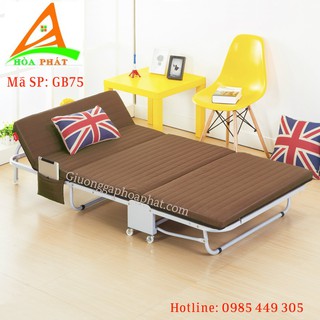 GIƯỜNG GẤP NÂNG ĐẦU CÓ THỂ CHUYỂN ĐỔI THÀNH SOFA GB75