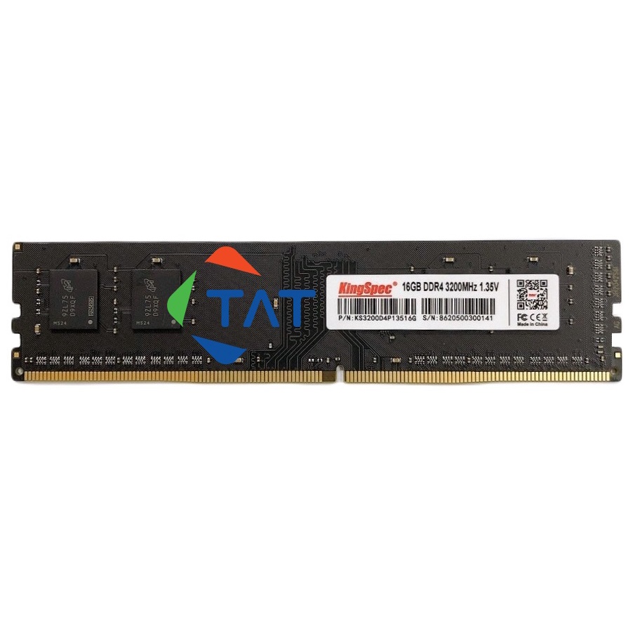 Ram PC Kingspec 16GB  DDR4 3200MHz Chính Hãng - Mới Bảo hành 36 tháng