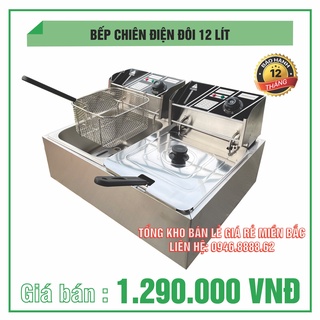 BẾP CHIÊN ĐÔI, BẾP CHIÊN 2 NGĂN GIÁ GỐC