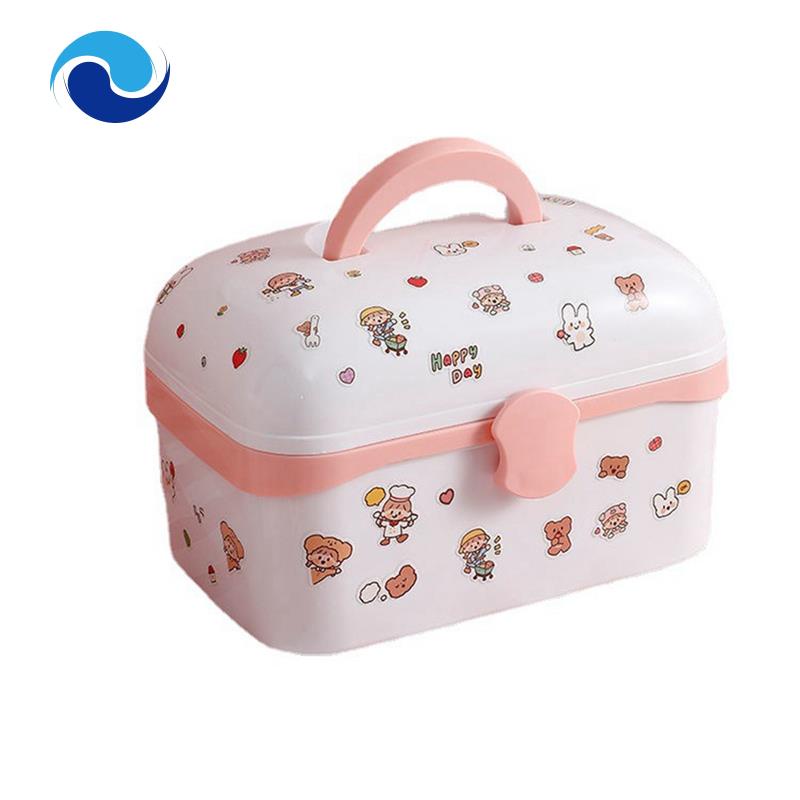 Hộp Đựng Dây Buộc Tóc / Kẹp Tóc Cỡ Lớn Bằng Cao Su Tiện Dụng Cho Bé Gái