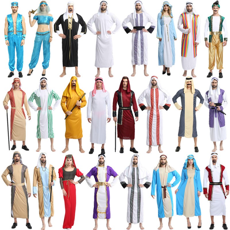 Bộ Đồ Hóa Trang Halloween Phong Cách Ả Rập Độc Đáo Cho Người Lớn