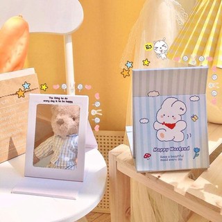 Gương Giấy Gấp Trang Điểm Để Bàn Siêu Kute