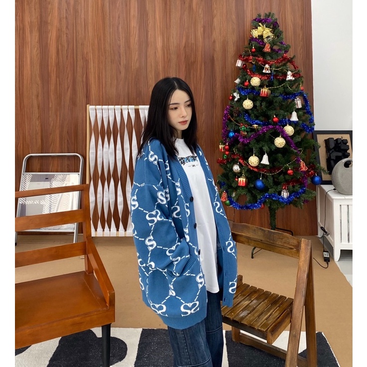 Áo Cardigan Monogram Symbolic