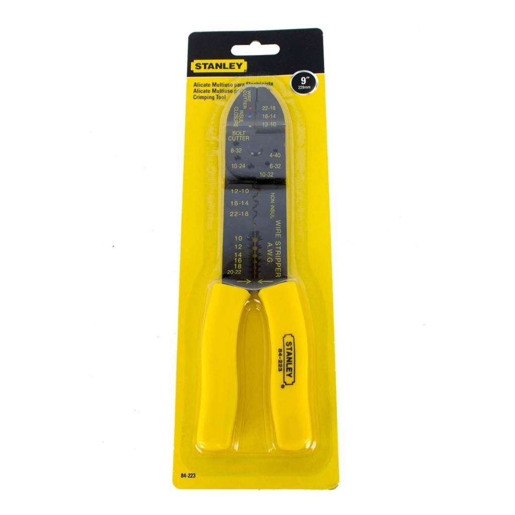 Kìm bấm cốt 9"/230mm Stanley 84-223
