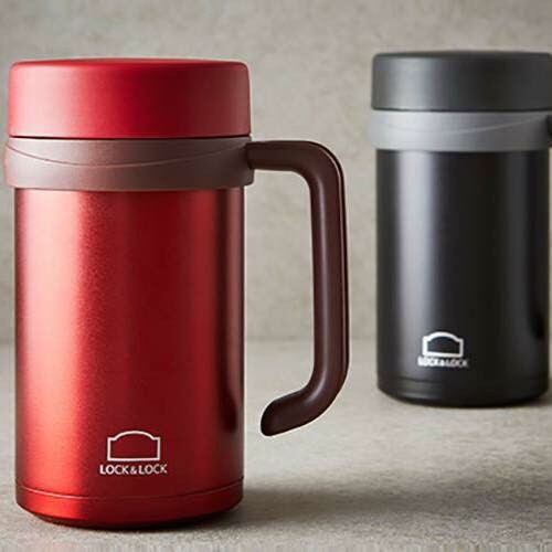 Giá rẻ vô địch! Cốc giữ nhiệt Lock&Lock LHC9002B - Basic Table Mug 500ml