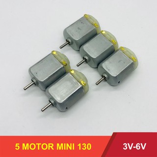 5 cái motor 130 mô tơ mini 3V - 6V của S.M.C motor chất lượng cao tốc độ 21000  RPM - LK0004