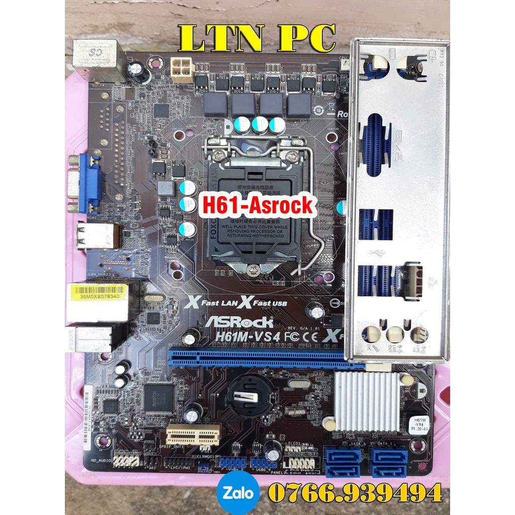 Main H61 hàng chính hãng giá rẻ  - Thanh Lý Phòng Nét