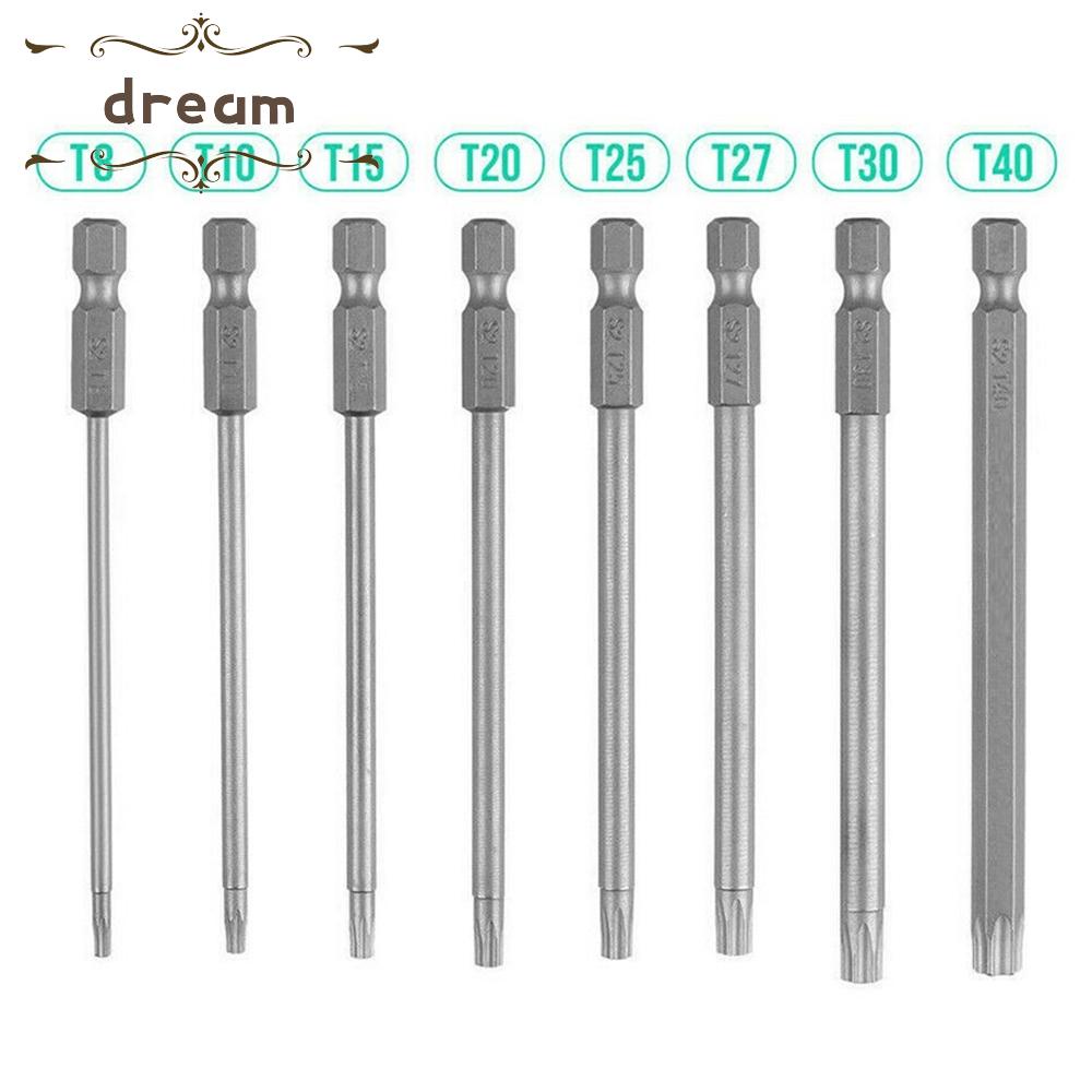 【DREAMLIFE】Screwdriver Bit T25 T27 T30 T40 T8 Hand Tool T20 Torx 150MM Extra Long