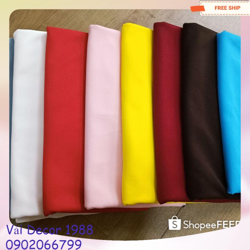 Trải bàn vải các màu