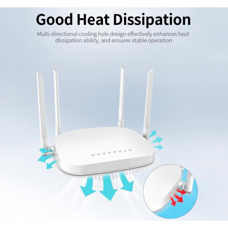 Bộ Phát Wifi 4G tốc độ cao H823 / H300G 4 râu phát siêu khỏe, hỗ trợ 32 thiết bị cùng lúc.