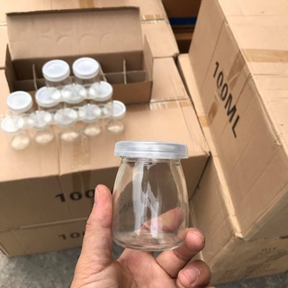 Combo 12 hũ thủy tinh làm sữa chua 120ml