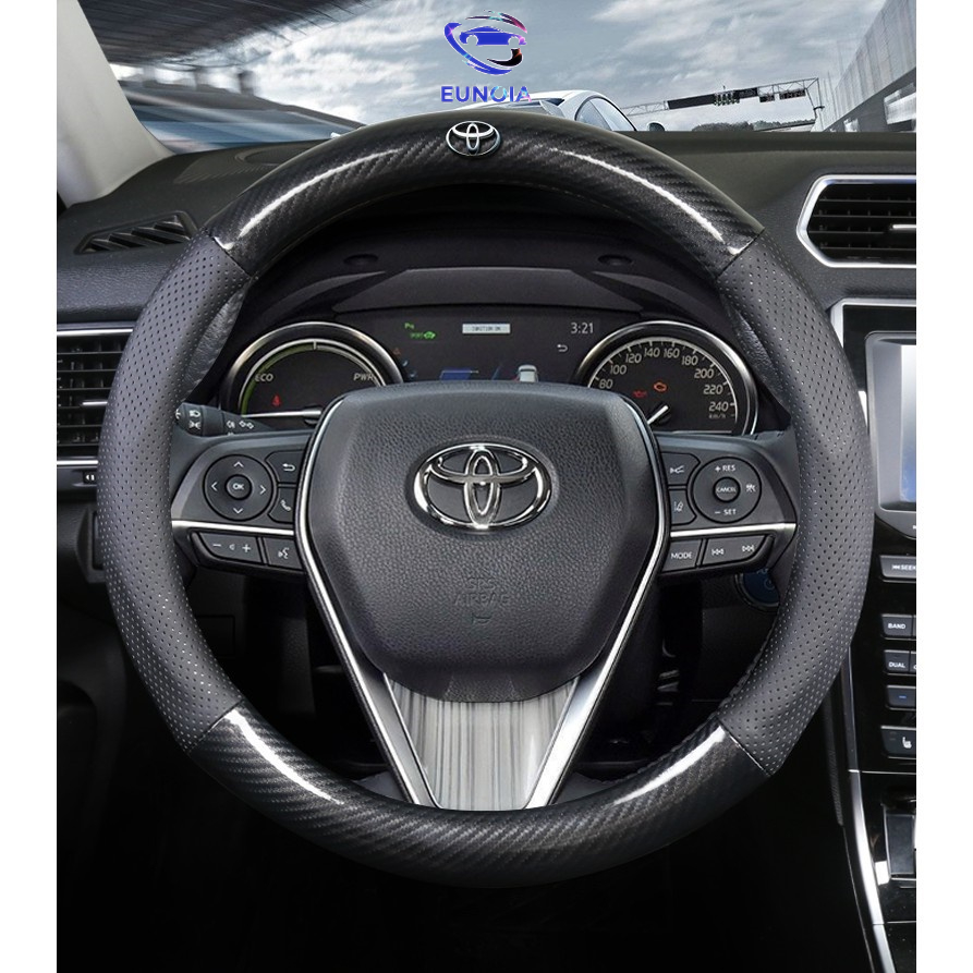 Bọc vô lăng Ford Ecosport, Escape, Everest, Ranger, Focus, Transit, Fiesta, Trùm vô lăng cacbon bảo vệ vô lăng