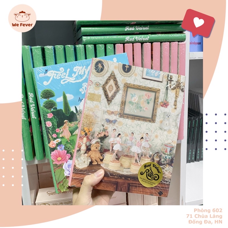 Bộ ảnh sưu tầm ca nhạc Feel My Rhythm - bản Photobook | nhóm nhạc Red Velvet | Hàng chính hãng