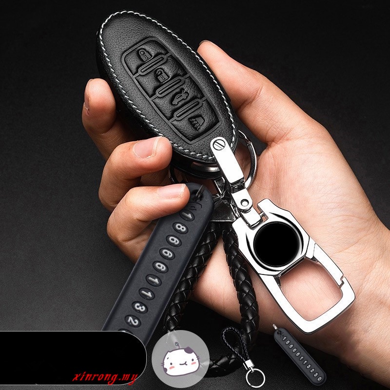 Bao Da Bảo Vệ Cho Chìa Khóa Xe Ô Tô Nissan Almera / Livina / Teana