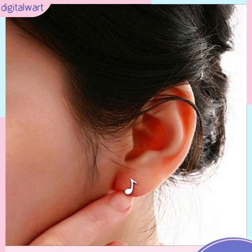 Cặp khuyên tai nữ tạo hình nốt nhạc xinh xắn độc đáo dành cho nữ