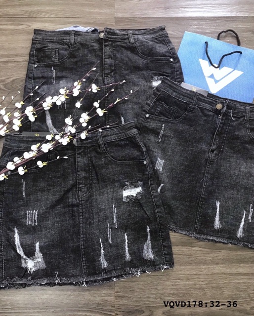 Bigsize Quần váy jean VQVD178 (32-36)
