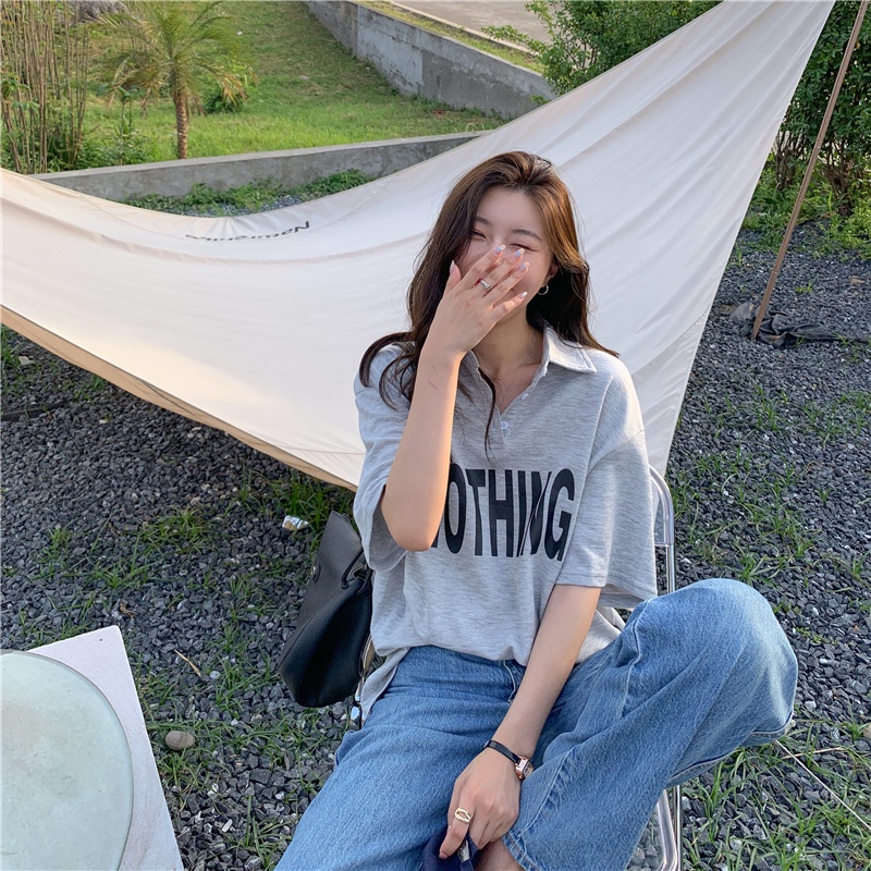 Áo Thun Tay Ngắn Thời Trang Mùa Hè Cho Nữ