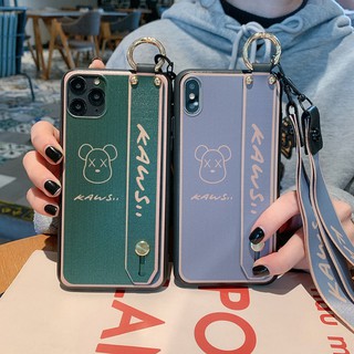 Ốp điện thoại mềm có dây cầm cho iPhone 11 Pro max X XR Xs Max