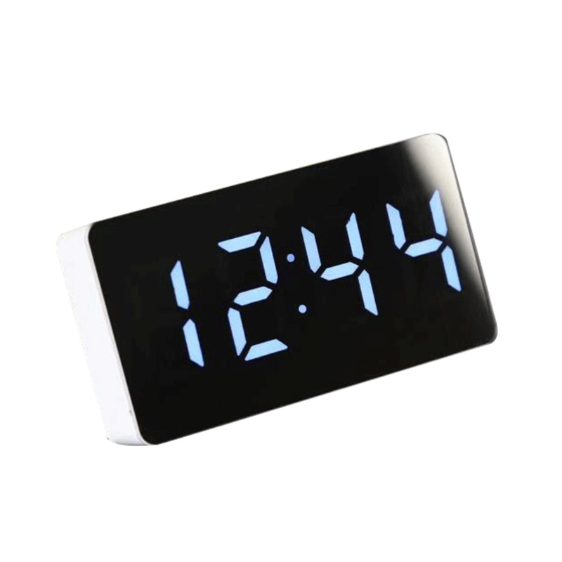 Đồng Hồ Báo Thức Điện Tử Có Đèn LED Hiển Thị Nhiệt Độ Kỹ Thuật Số Để Bàn Phòng Khách / Phòng Ngủ