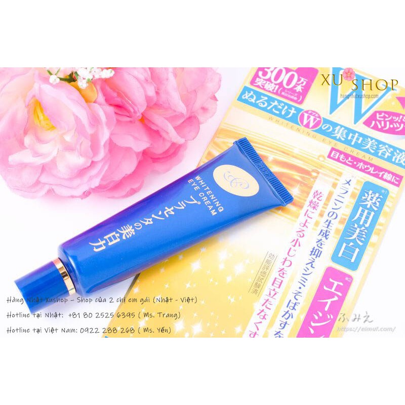 Kem  dưỡng mắt Placenta giảm nếp nhăn, tàn nhang của Meishoku | BigBuy360 - bigbuy360.vn