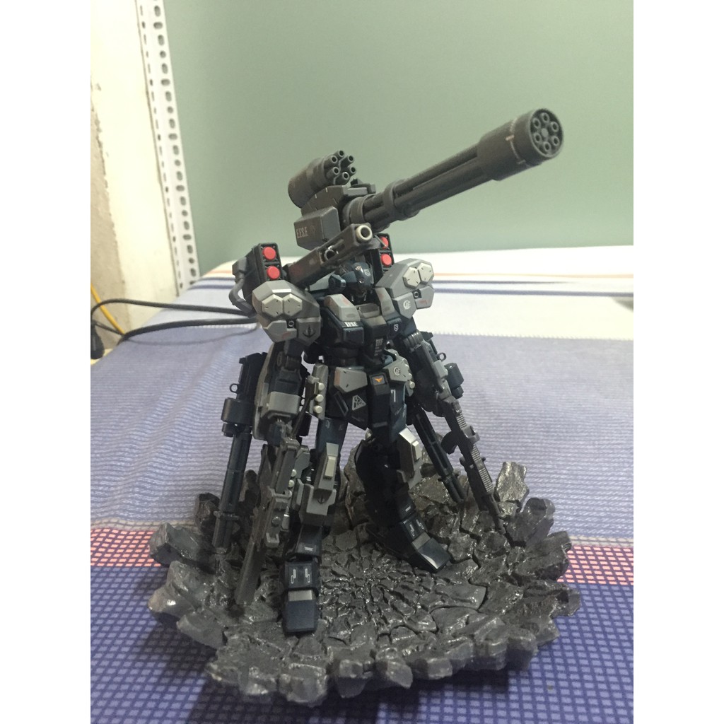 Hiệu ứng đất vỡ các màu (dành cho figure và gunpla)