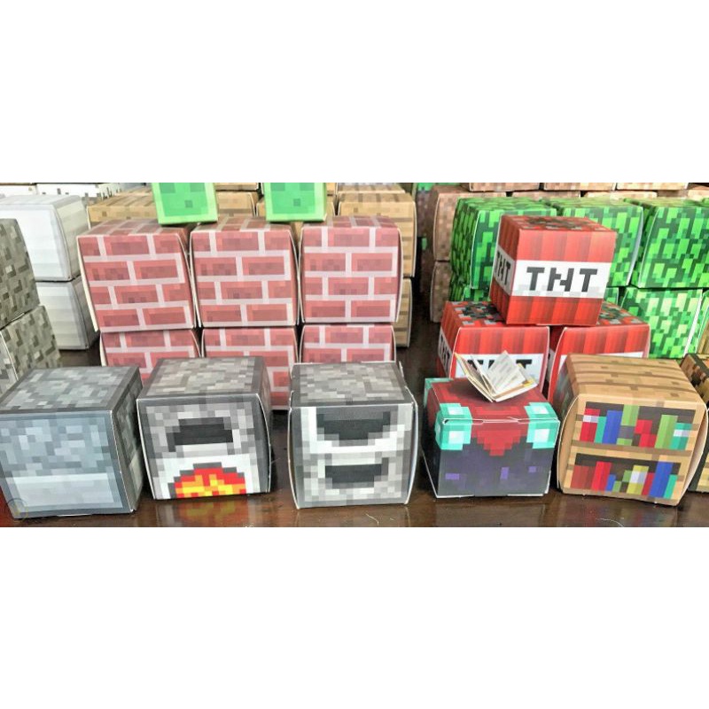 Mô hình giấy khối/Blocks Minecraft theo yêu cầu