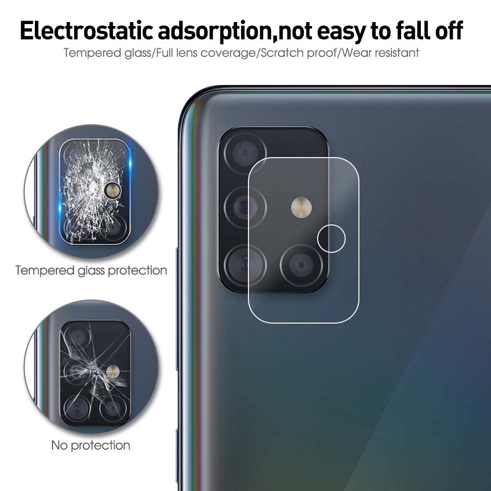 Kính cường lực bảo vệ camera cho Samsung Galaxy A51 A50 A30S A50S A70 S10E