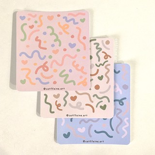 Sticker hoa giấy theo màu pastel