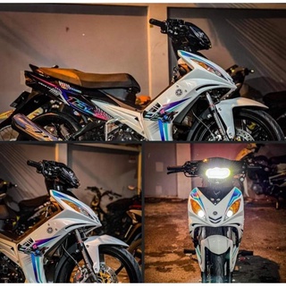 Tem rời exciter 2010 trắng đen siêu đẹp