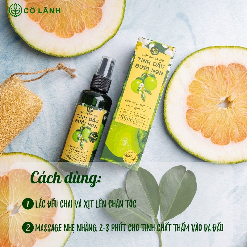 Nước dưỡng tóc tinh dầu bưởi non