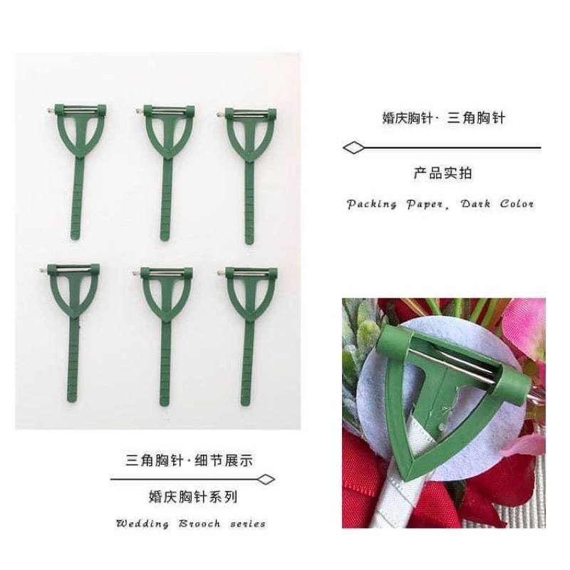 Cài áo chú rể bằng nhựa siêu tiện lợi