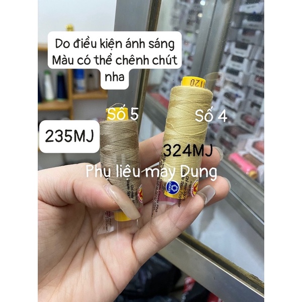 Chỉ tiger nhí 400m tông be-da-nâu